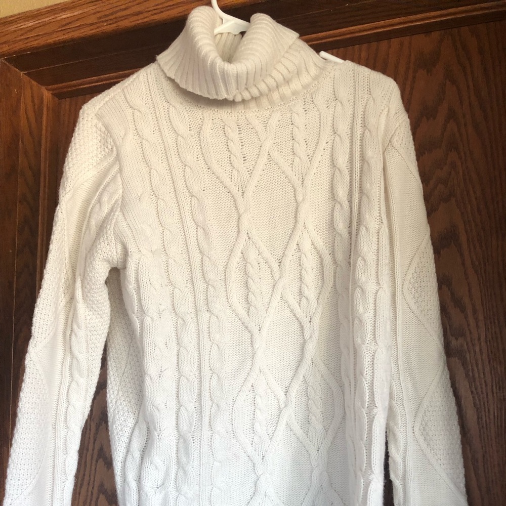 Large, white sweater, worn once